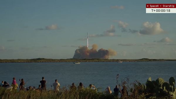Состоялся 11-й испытательный полёт Starship