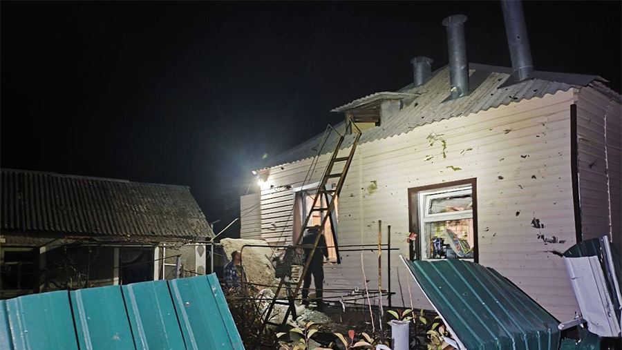 Три жилых дома в ЛНР были повреждены в результате атаки беспилотника