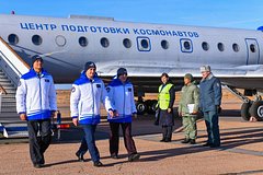 Экипажи &laquo;Союза МС‑28&raquo; прибыли на Байконур