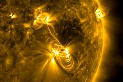 На Солнце произошла вспышка высшего балла