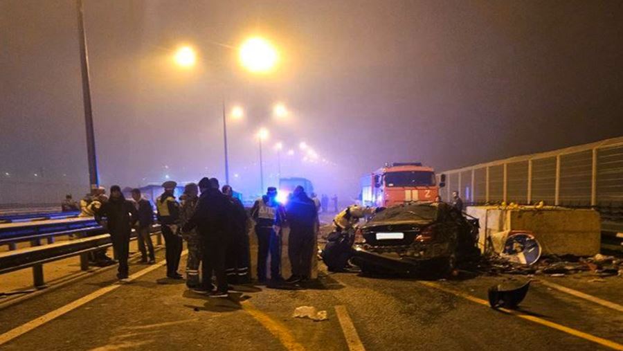 Два человека погибли в результате ДТП на Крымском мосту